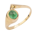 Gouden ring met smaragd